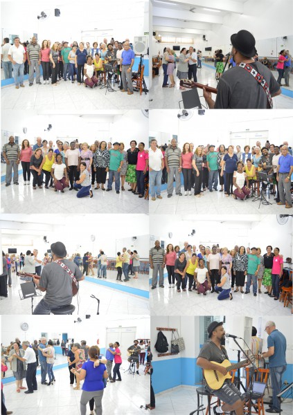 Ginastica com musica ao vivo