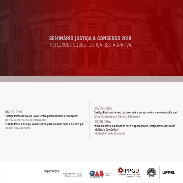 SEMINARIO JUSTICA E CONSENSO 2019