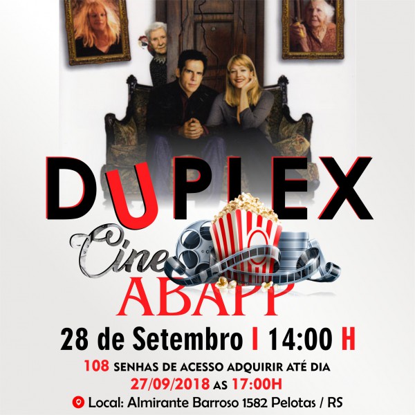 SEXTA FEIRA TEM CINEMA NA ABAPP 2018