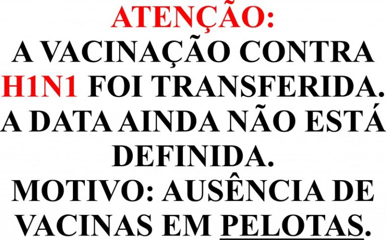 vacinacao cancelada
